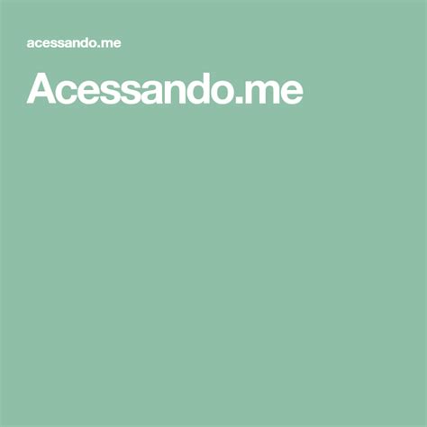 acessandome|acessando.me.